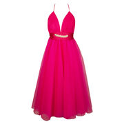ABITO BARBIE LUNGO CON STRASS Donna Fuxia ABITO BARBIE LUNGO CON STRASS Donna Fuxia
