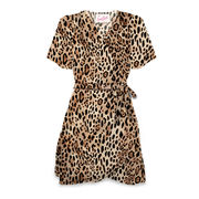 ABITO CEDRIC MINI Donna Satin San Leopard ABITO CEDRIC MINI Donna Satin San Leopard