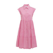 ABITO CHEMISIER SMANICATO Donna Fuxia ABITO CHEMISIER SMANICATO Donna Fuxia
