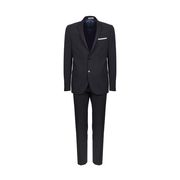 ABITO CLASSICO IN MISTO COTONE Uomo Navy ABITO CLASSICO IN MISTO COTONE Uomo Navy