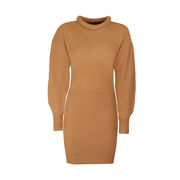 ABITO CORTO IN LANA Donna Cammello ABITO CORTO IN LANA Donna Cammello