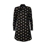 ABITO CORTO IN SETA BRETT Donna True black multicolor ABITO CORTO IN SETA BRETT Donna True black multicolor