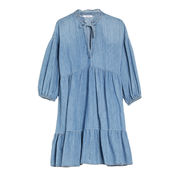 ABITO CORTO KLENIA Donna Denim Chiaro ABITO CORTO KLENIA Donna Denim Chiaro