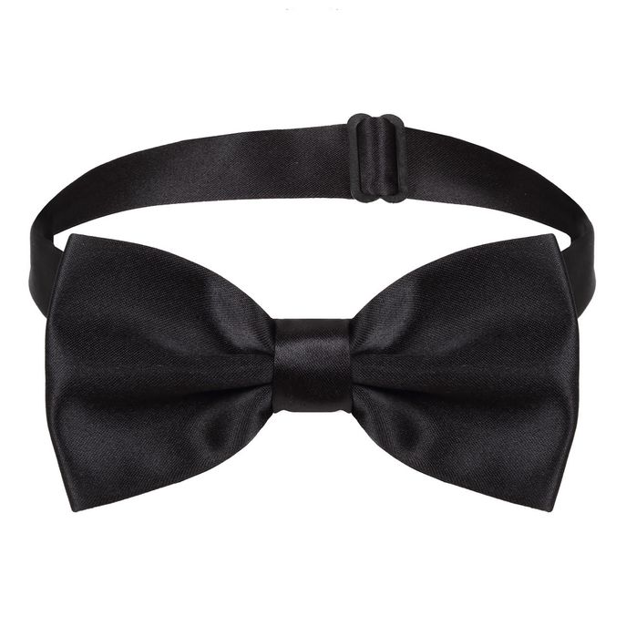 ABITO DA CERIMONIA CON PAPILLON E REVER IN RASO Uomo Nero