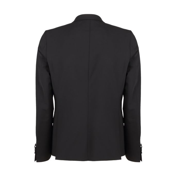 ABITO DA CERIMONIA CON PAPILLON E REVER IN RASO Uomo Nero