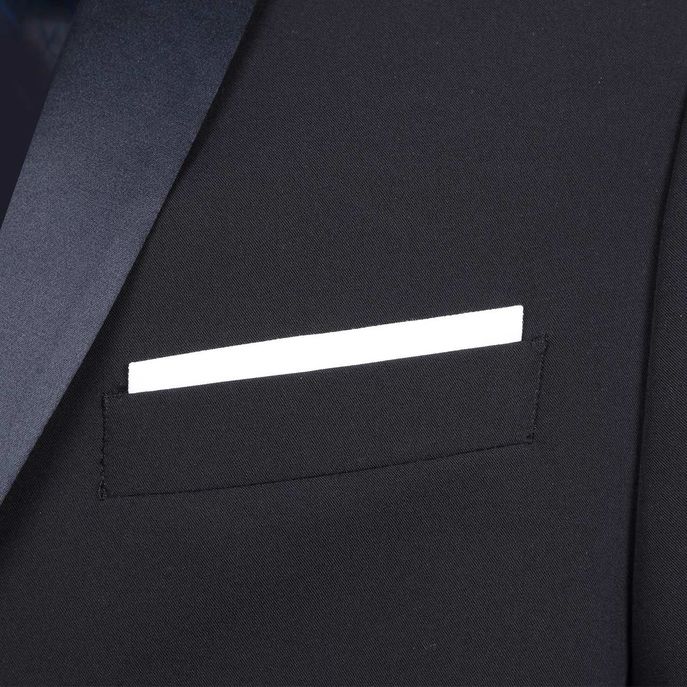 ABITO DA CERIMONIA CON REVER DI RASO Uomo Blu scuro