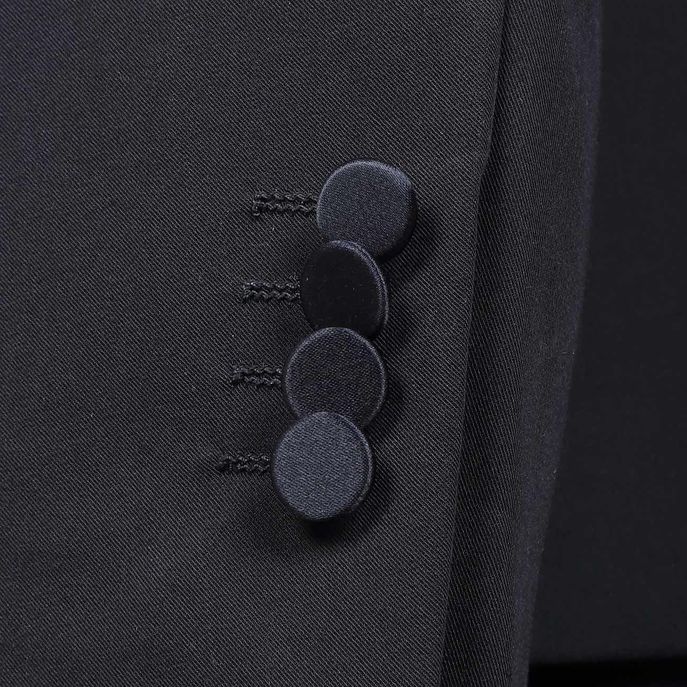 ABITO DA CERIMONIA CON REVER DI RASO Uomo Blu scuro