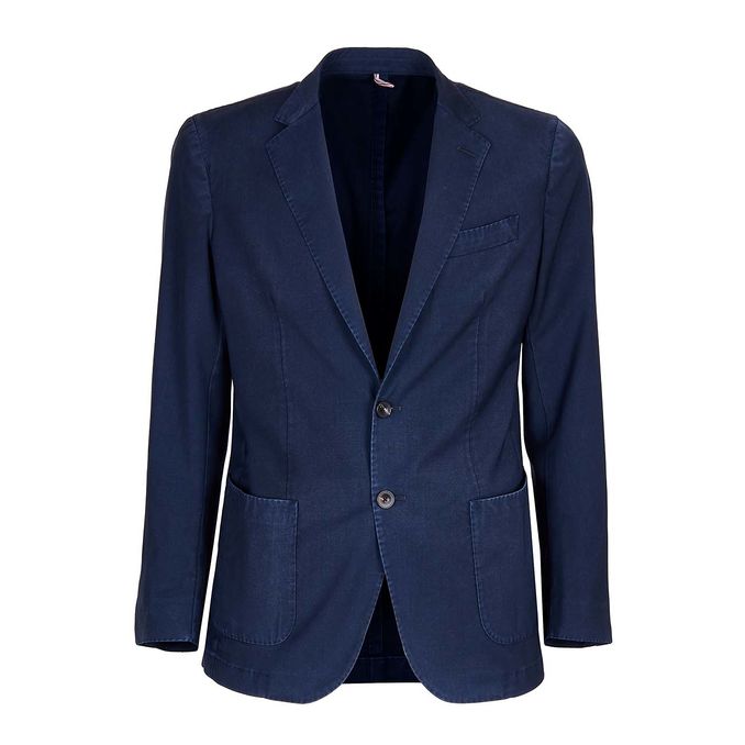 ABITO DUE BOTTONI IN FRESCO LANA Uomo Blu