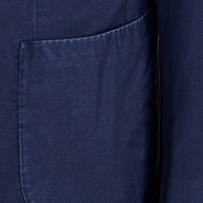 ABITO DUE BOTTONI IN FRESCO LANA Uomo Blu