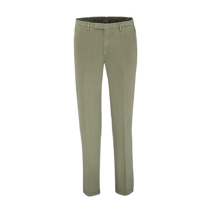 ABITO IN COTONE TWILL Uomo Verde salvia