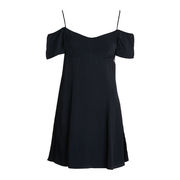 ABITO IN CREPE CON SPALLE SCOPERTE Donna Black ABITO IN CREPE CON SPALLE SCOPERTE Donna Black