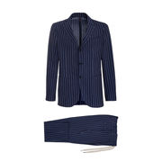 ABITO IN LANA GESSATO Uomo Blu ABITO IN LANA GESSATO Uomo Blu
