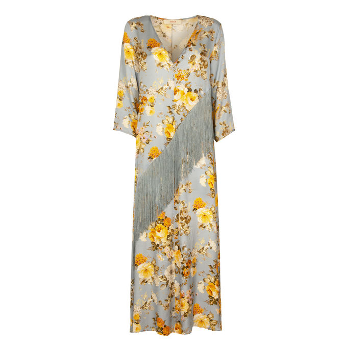 ABITO LUNGO FIORE Donna Polinesia