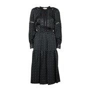 ABITO LUNGO IN SATIN Donna Nero Verde Bianco ABITO LUNGO IN SATIN Donna Nero Verde Bianco