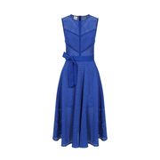 ABITO MIDI GIROCOLLO IN PIZZO REBRODE' CON CINTURINA Donna Royal ABITO MIDI GIROCOLLO IN PIZZO REBRODE' CON CINTURINA Donna Royal