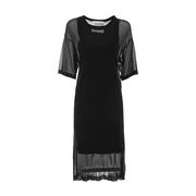 ABITO PANNEGGIO TRASPARENTE Donna Nero ABITO PANNEGGIO TRASPARENTE Donna Nero