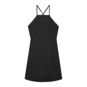 ABITO REPEAT LOGO STRAPPY Donna Beh Black ABITO REPEAT LOGO STRAPPY Donna Beh Black