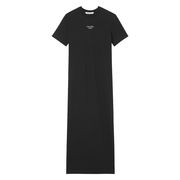 ABITO STACKED LOGO T-SHIRT Donna Black ABITO STACKED LOGO T-SHIRT Donna Black