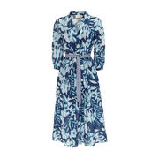 ABITO VALORE CHEMISIER MIDI Donna Blu Azzurro ABITO VALORE CHEMISIER MIDI Donna Blu Azzurro