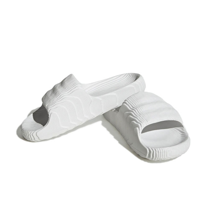ADILETTE 22 Unisex Bianco Nero