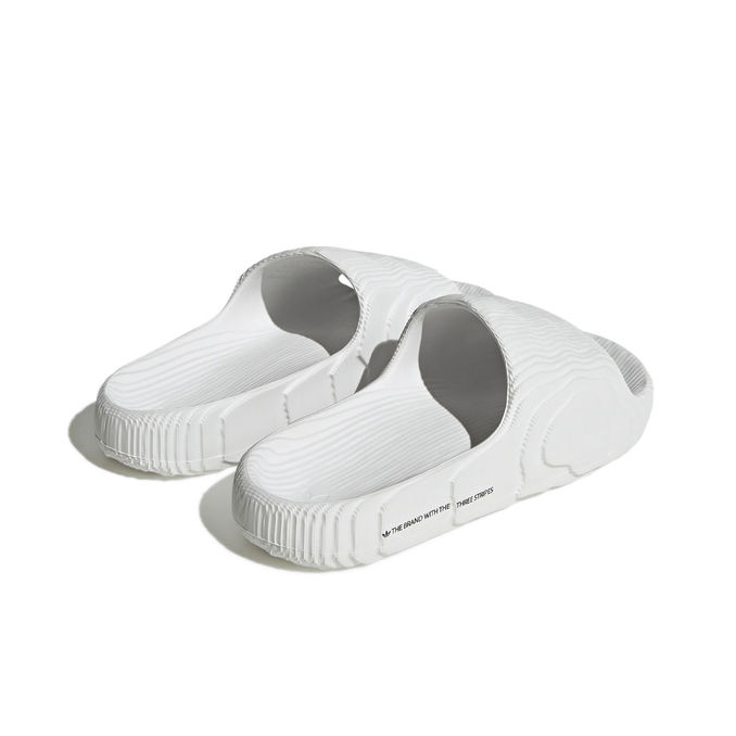 ADILETTE 22 Unisex Bianco Nero