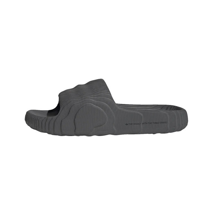 ADILETTE 22 Unisex Grey Five Core Black