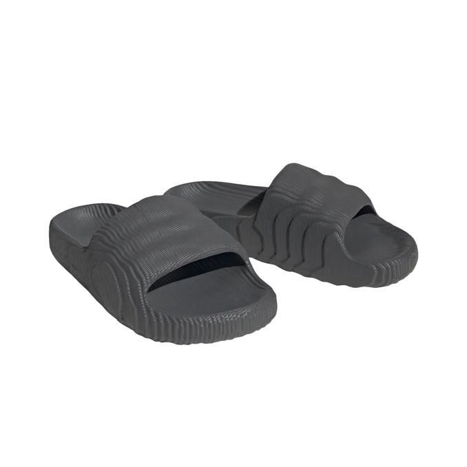ADILETTE 22 Unisex Grey Five Core Black