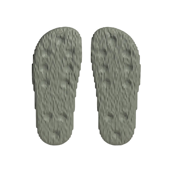 ADILETTE 22 Unisex Silver Green Black