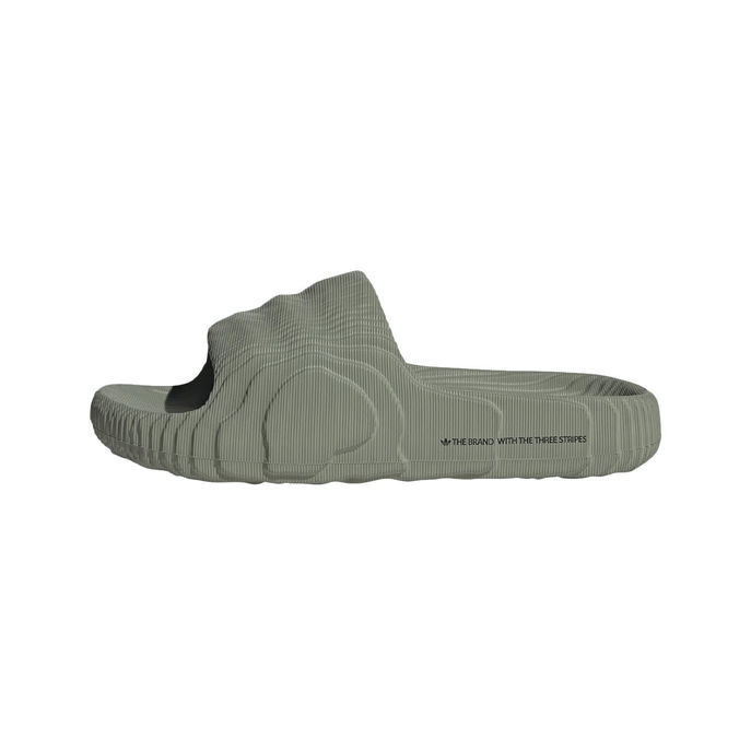 ADILETTE 22 Unisex Silver Green Black