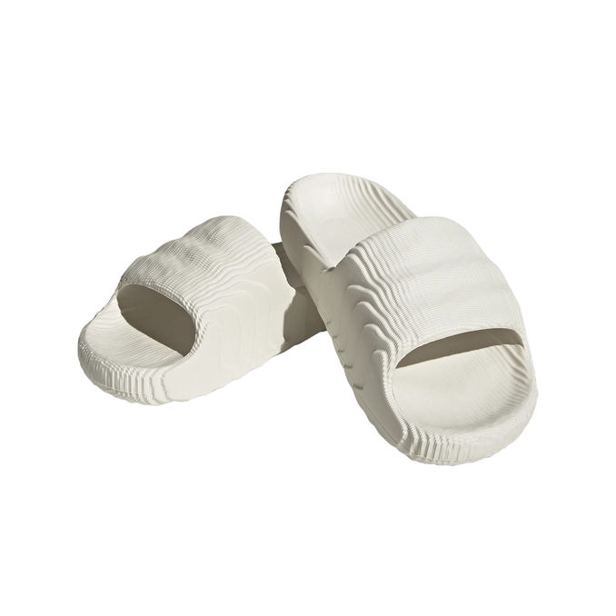 ADILETTE 22 Unisex White Black