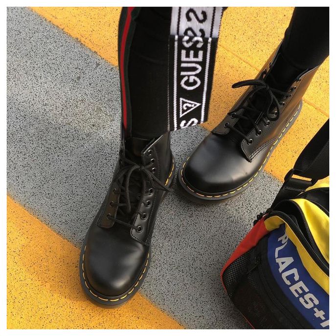 ANFIBIO 1460 SMOOTH Unisex Black