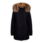 ARCTIC PARKA CON CAPPUCCIO FISSO E PELO STACCABILE Donna Nero ARCTIC PARKA CON CAPPUCCIO FISSO E PELO STACCABILE Donna Nero