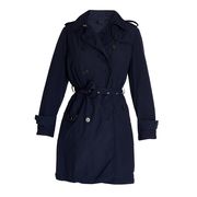 ASPESI NYLON TRENCH Donna doppiopetto con cintura Ines II Blu Navy ASPESI NYLON TRENCH Donna doppiopetto con cintura Ines II Blu Navy