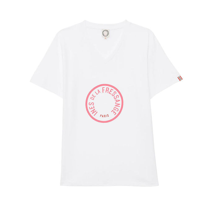 AURORE T-SHIRT Donna Whitepink