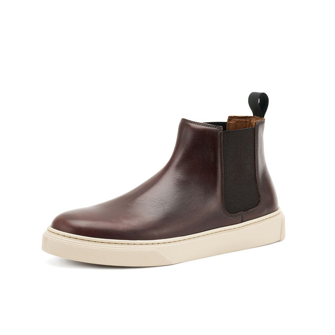 BEATLES URBAN IN PELLE Uomo Coffee Beige