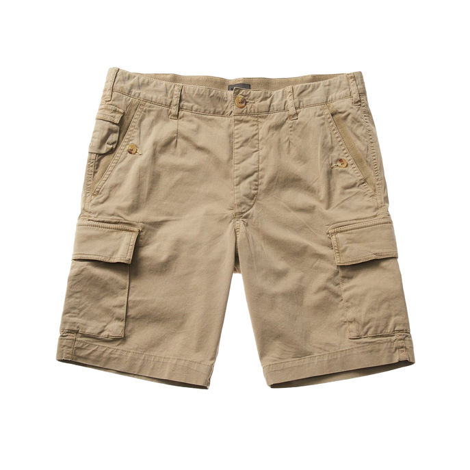 BERMUDA CARGO TASCONATO Uomo Beige