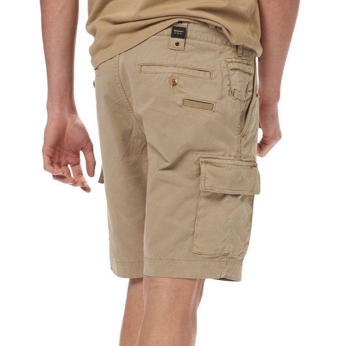 BERMUDA CARGO TASCONATO Uomo Beige
