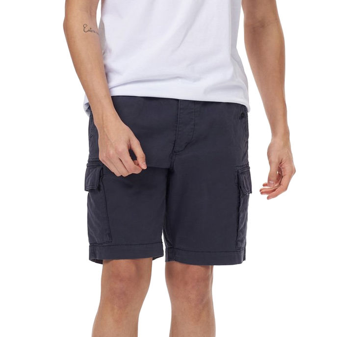 BERMUDA CARGO TASCONATO Uomo Blu