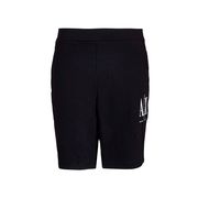 BERMUDA CON LOGO RICAMATO Uomo Black White BERMUDA CON LOGO RICAMATO Uomo Black White
