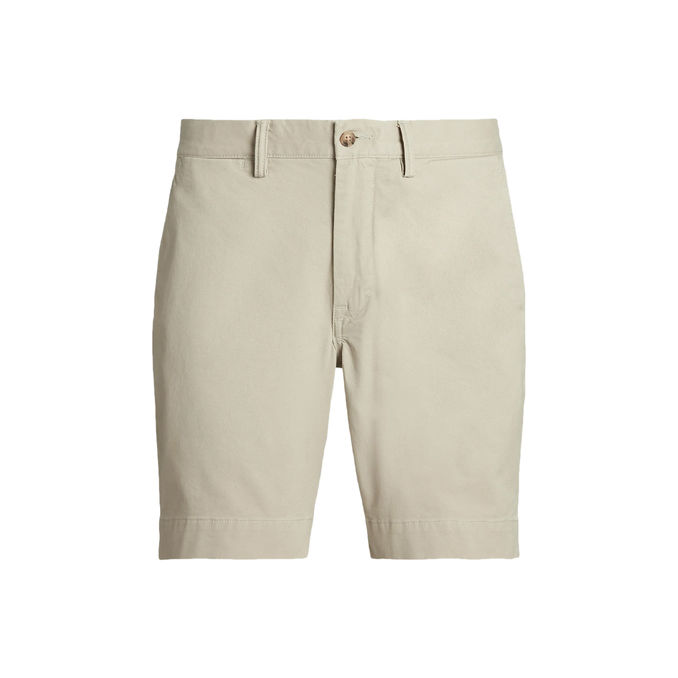 BERMUDA FLAT CHINO Uomo Khaki Tan