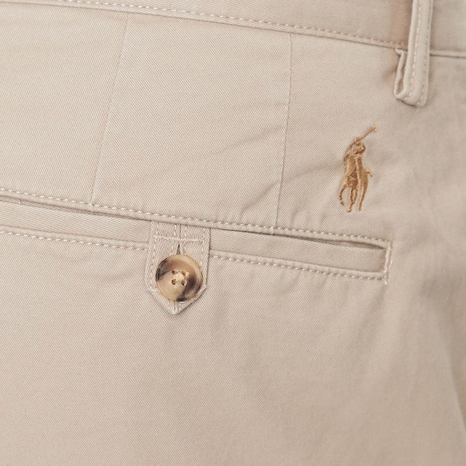 BERMUDA FLAT CHINO Uomo Khaki Tan