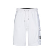 BERMUDA IN COTONE CON TASCA MONOGRAM BADGE Uomo Bright white BERMUDA IN COTONE CON TASCA MONOGRAM BADGE Uomo Bright white