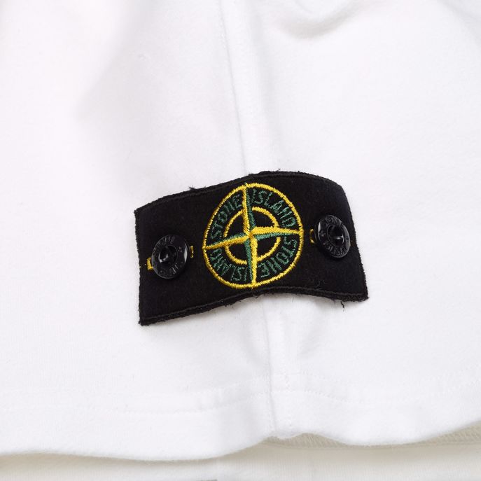 BERMUDA IN COTONE GARZATO CON TASCHE Kids Bianco