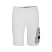 BERMUDA IN COTONE GARZATO Kids Bianco BERMUDA IN COTONE GARZATO Kids Bianco