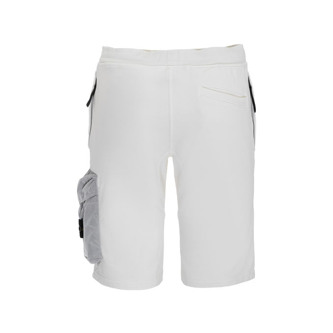 BERMUDA IN COTONE GARZATO Kids Bianco