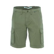 BERMUDA TASCONATO GABARDINA STRETCH Uomo Verde Militare BERMUDA TASCONATO GABARDINA STRETCH Uomo Verde Militare
