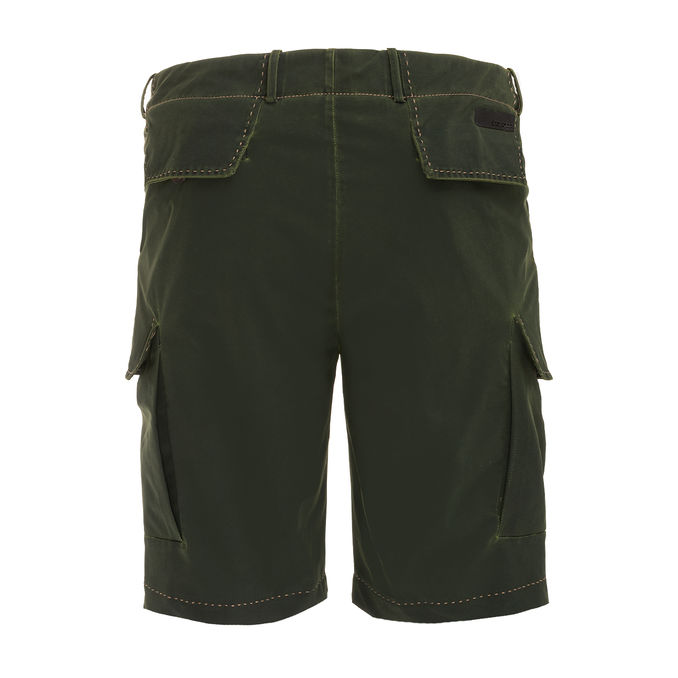BERMUDA TECHNO CARGO Uomo Verde Acido