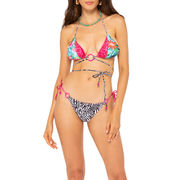 BIKINI TRIANGOLO CON SLIP Donna Leo Pink Flamingo BIKINI TRIANGOLO CON SLIP Donna Leo Pink Flamingo