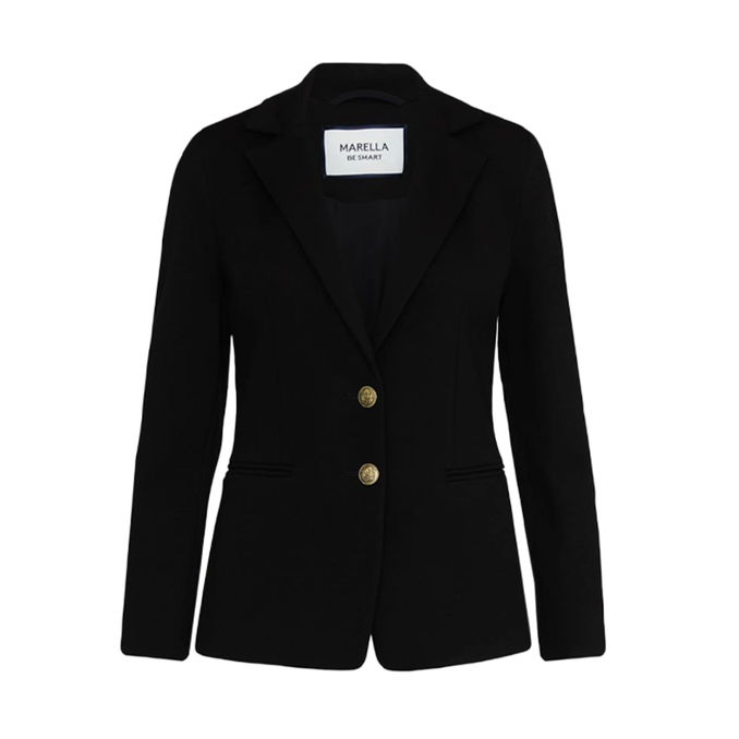 BLAZER BARRA Donna Nero 