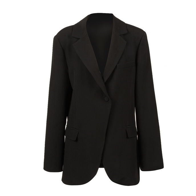BLAZER IN CREPE Donna Nero